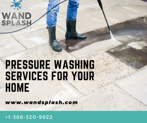 If you are looking for pressure washing services to clean your home? Then, Wand Splash LLC's pressure washing service is the answer to it. We provide you with superior quality washing services and ensure that you get the most benefit from the service we provide. 

Our workers sure will add value and life back to your home. To book your appointment, call us at 1-386-320-9922 or visit us online - http://wandsplash.com/